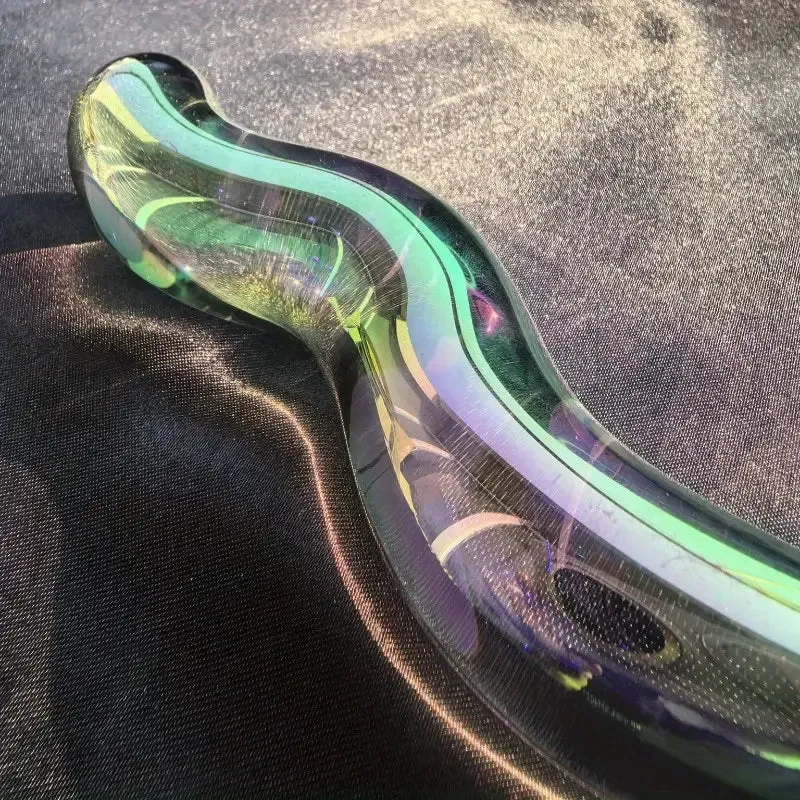 7.67 inch Fantasy Crystal Sex Toy Orgasmic Butt Plug Dildo For Adults