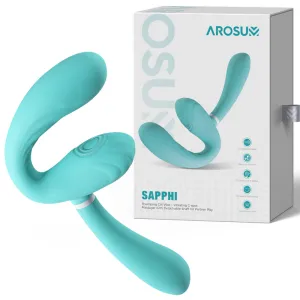 Arosum Sapphi Detachable Strapless Strap-on Double G-Spot Vibrator