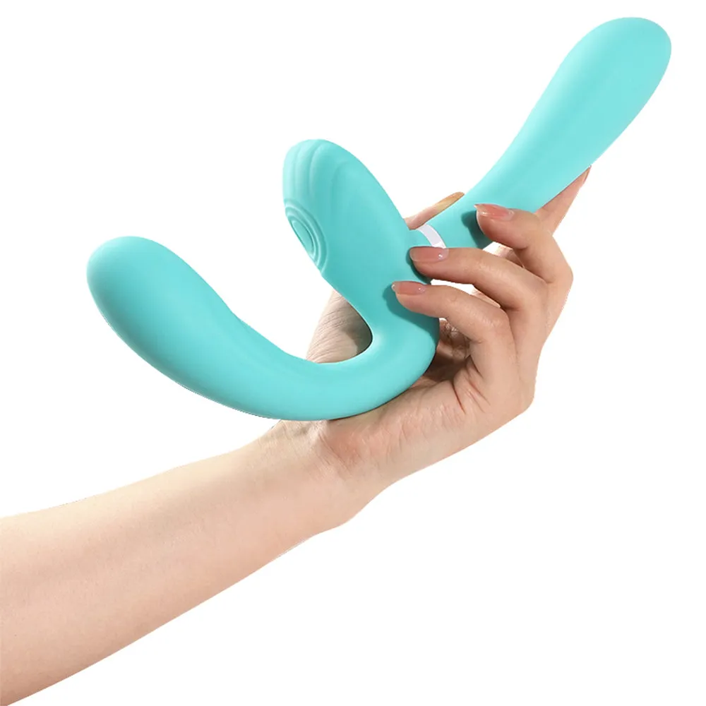 Arosum Sapphi Detachable Strapless Strap-on Double G-Spot Vibrator
