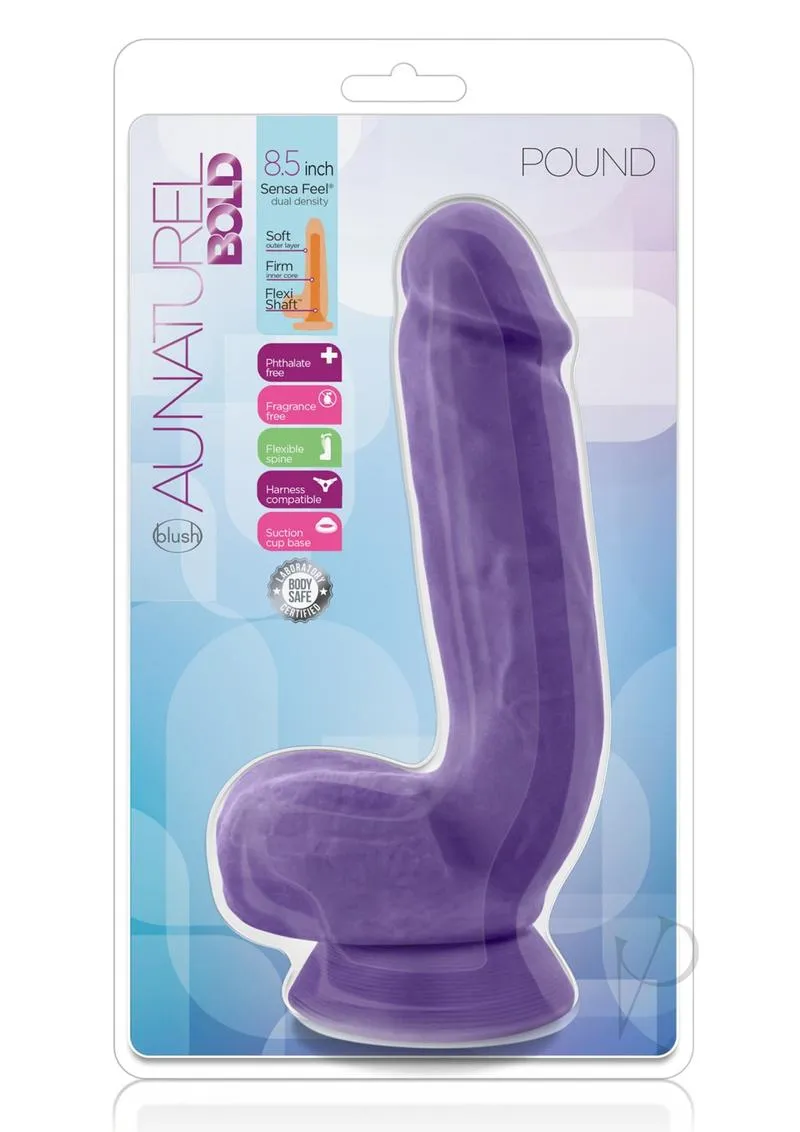 Au Naturel Bold Pound Dildo 8.5 Purp