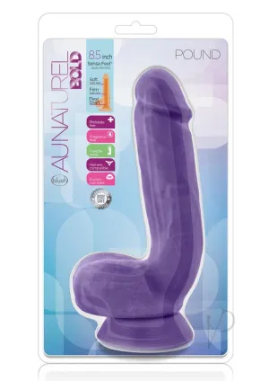 Au Naturel Bold Pound Dildo 8.5 Purp