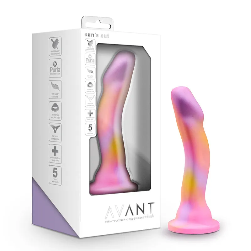 Avant Sun's Out 7.5 in. Silicone Dildo Pink