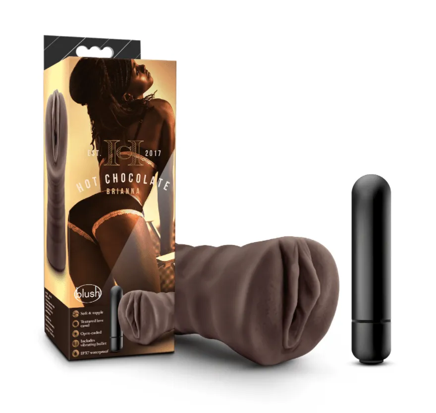 Blush Hot Chocolate Brianna Vibrating Stroker