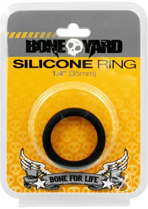 Boneyard Silicone Ring 35mm Black