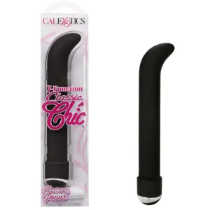 Calexotics 7 Function Classic Chic G G-Spot Vibrator Black 6.25