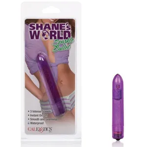 Calexotics Shane's World Sparkle Bullet 4 Purple Vibrator