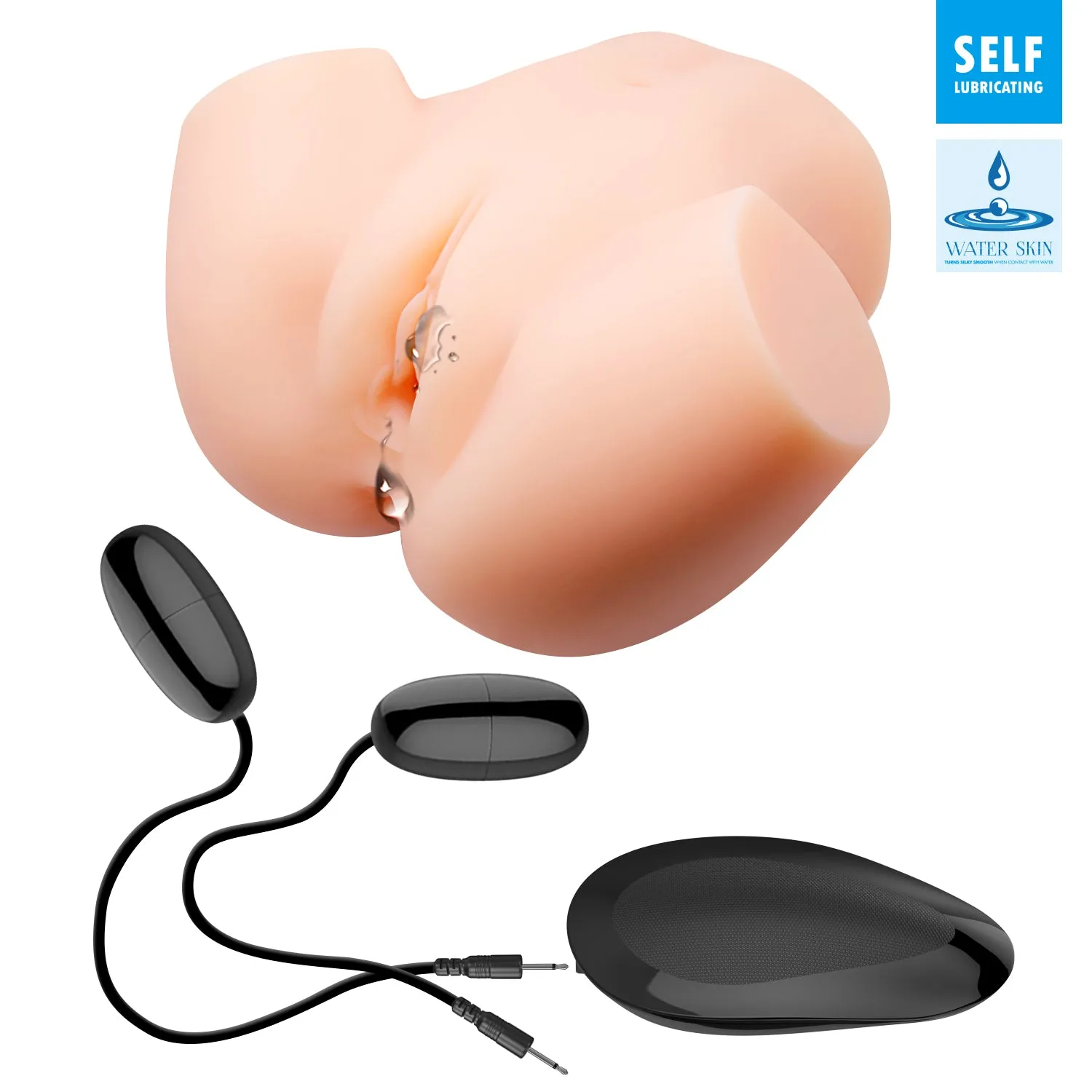 Crazy Bull Veronica Vibrating Realistic Vagina & Anal Masturbator Doll Torso