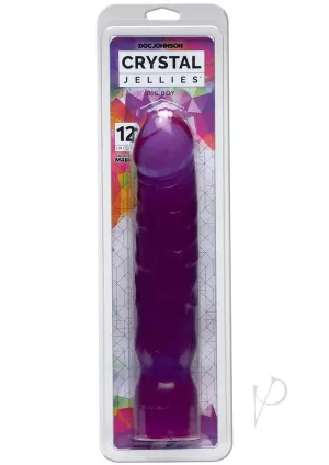 Crystal Jellies 12 Big Boy Dong Purple
