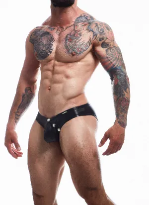 CUT FOR MEN SNAP ERGONOMIC BRIEF MEDIUM BLACK