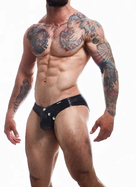 CUT FOR MEN SNAP ERGONOMIC BRIEF MEDIUM BLACK