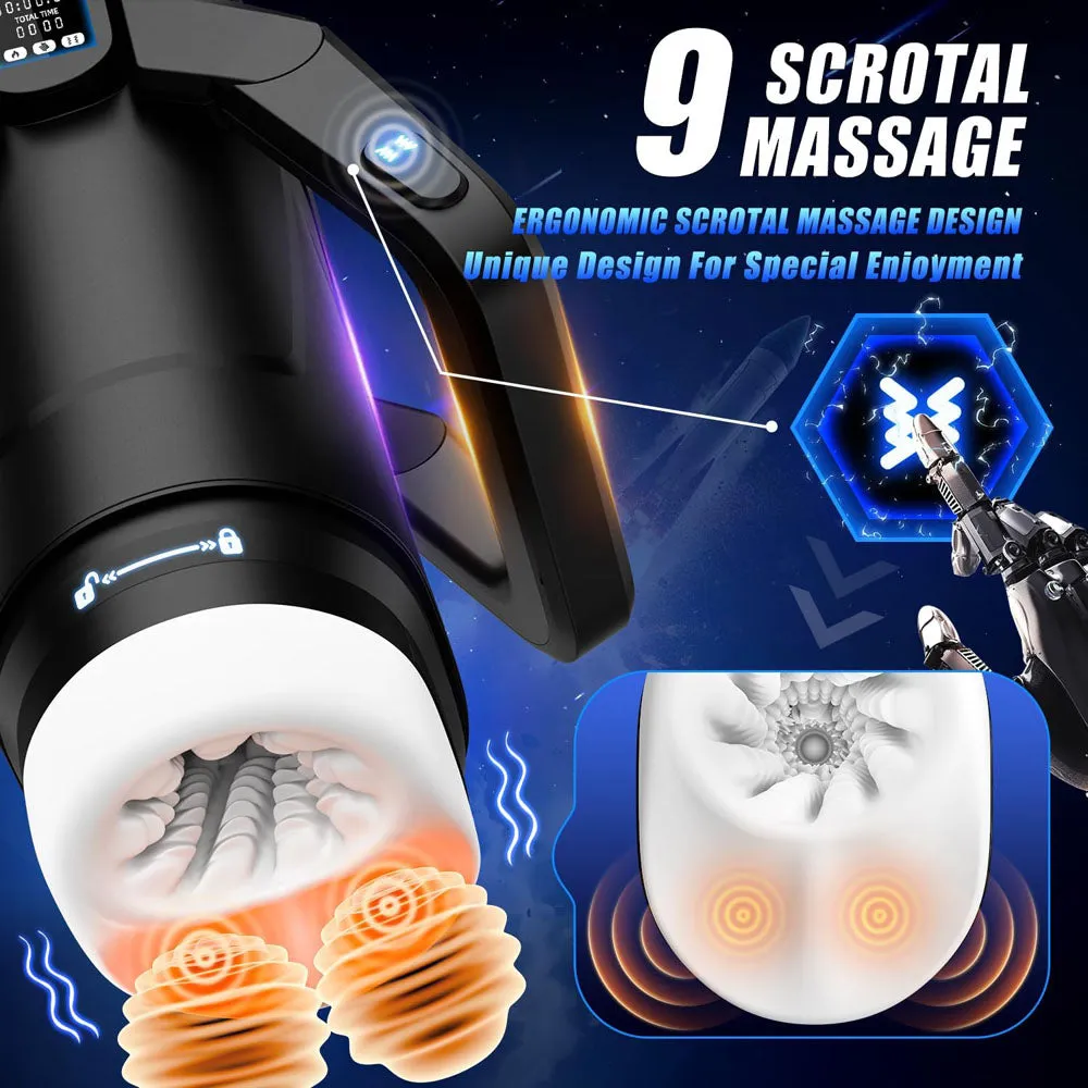 CyberSkin The Wing Thrusting Vibrating Auto Masturbator Heated