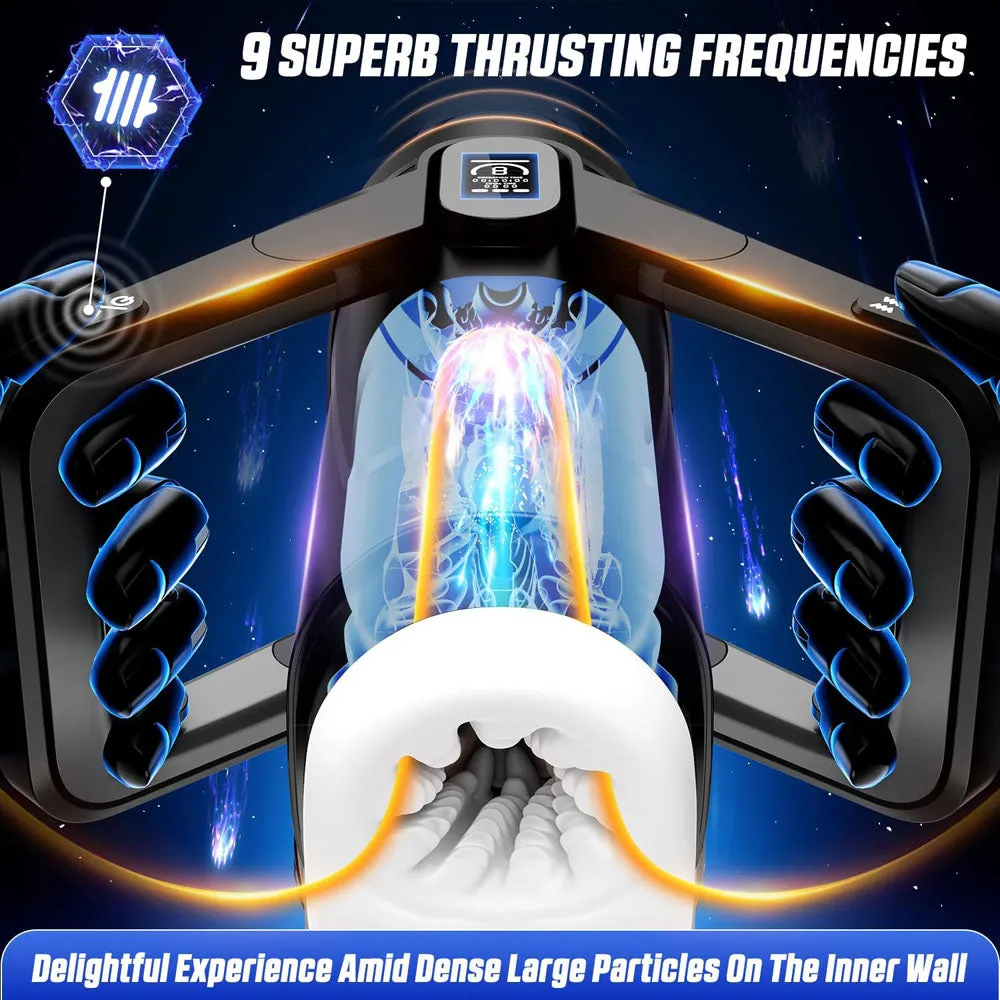 CyberSkin The Wing Thrusting Vibrating Auto Masturbator Heated
