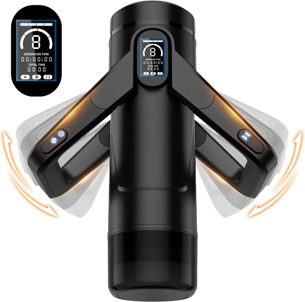 CyberSkin The Wing Thrusting Vibrating Auto Masturbator Heated