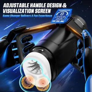 CyberSkin The Wing Thrusting Vibrating Auto Masturbator Heated
