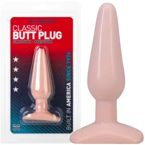 Doc Jonhson Classic Butt Plug Anal Dildo Medium Flesh