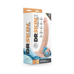 Dr. Skin Glide 7.5 Self-lubricating Dildo Vanilla