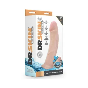 Dr. Skin Glide 8 Self-lubricating Dildo Vanilla