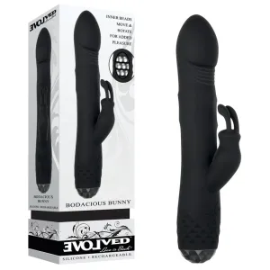 Evolved BODACIOUS BUNNY G Spot Rabbit Vibrator Rechargeable Sex Toy