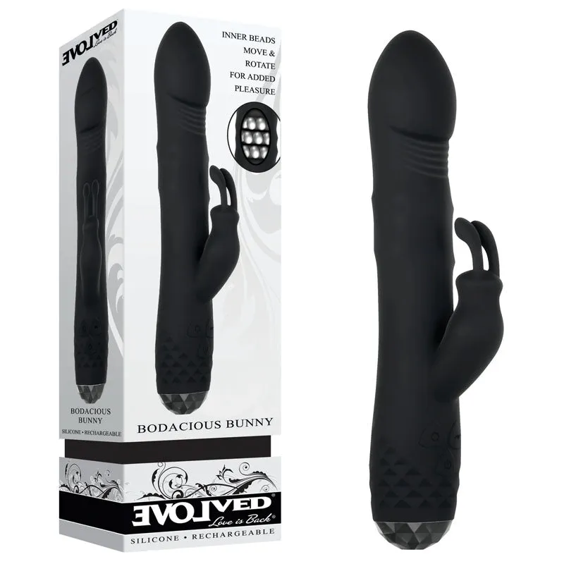 Evolved BODACIOUS BUNNY G Spot Rabbit Vibrator Rechargeable Sex Toy