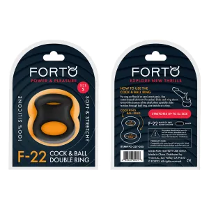 F-22: D RING (LIQUID SILICONE) SMALL - BLACK