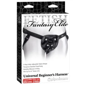 Fetish Fantasy Elite Adjustable Universal Beginner's Harness Black