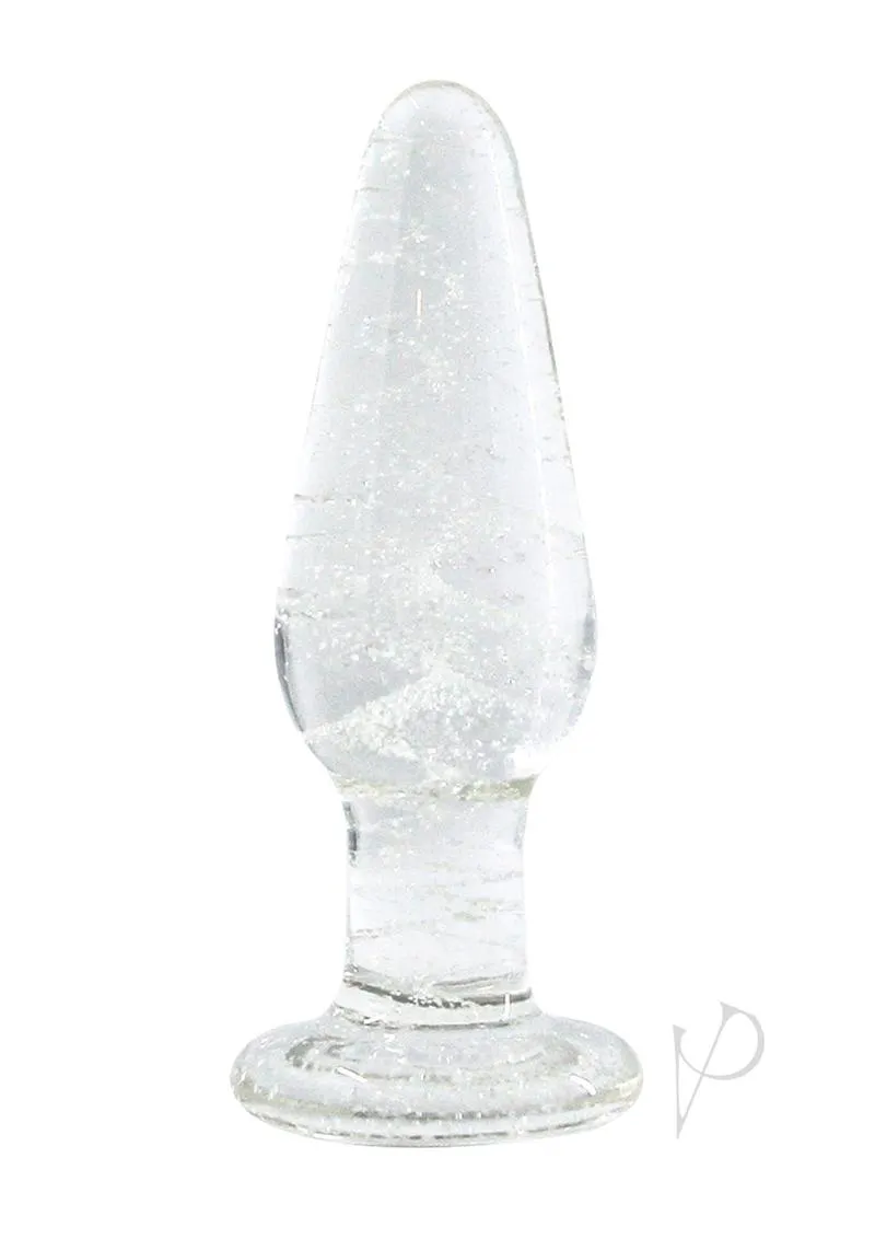 Firefly Glass Tapered Plug Small Clear
