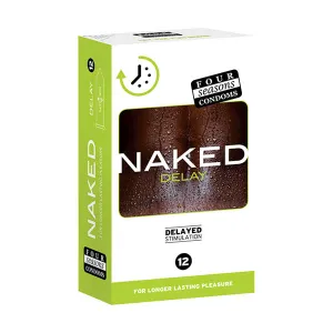Four Seasons Naked Delay 12's Latex Male Condoms