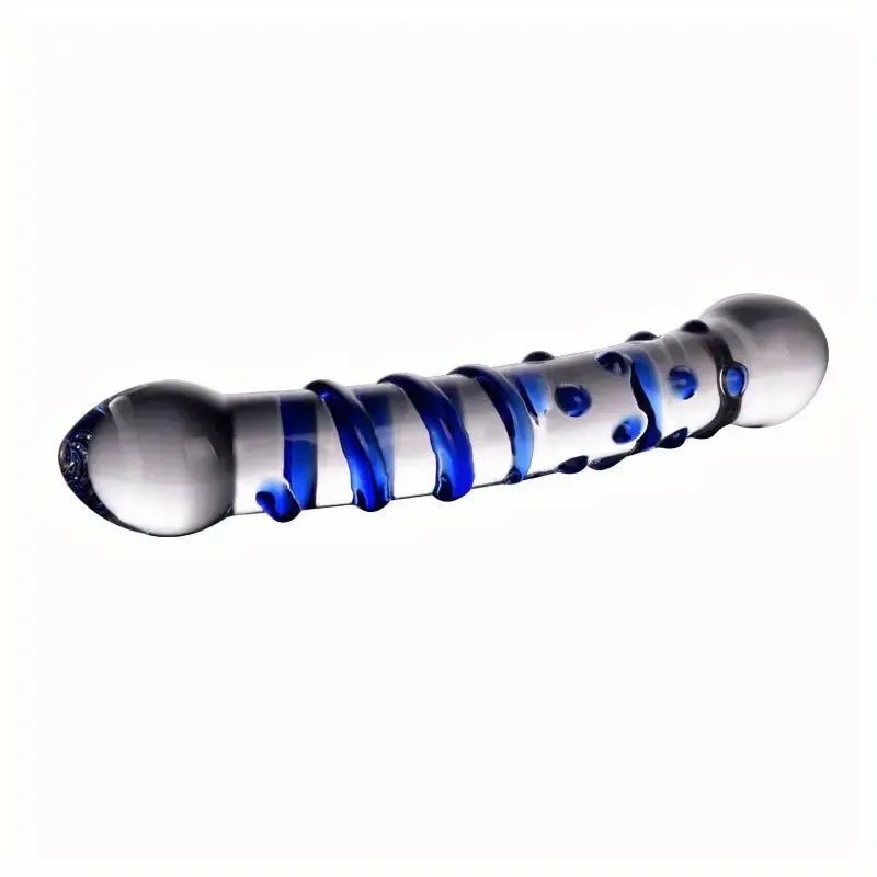 Glass Crystal Masturbation G-spot Butt Anal Pussy Massager Trainer