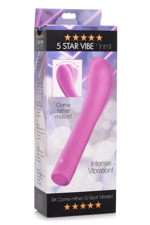 INMI 5 Star Come Hither G-Spot Vibrator Flexible Pink USB