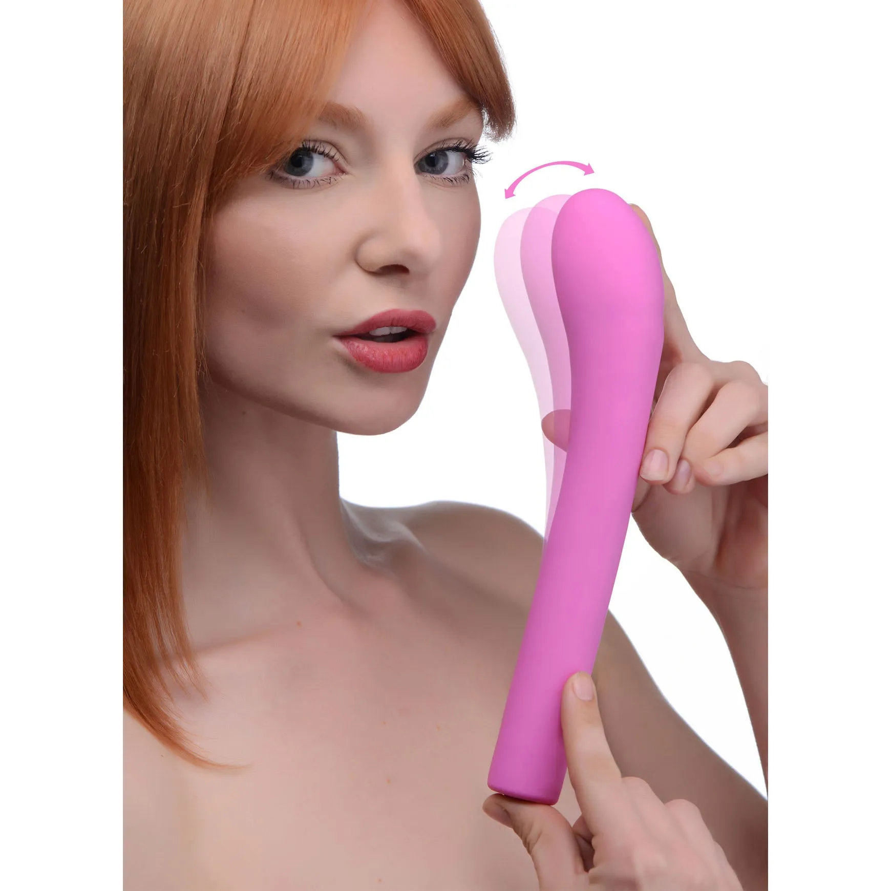 INMI 5 Star Come Hither G-Spot Vibrator Flexible Pink USB