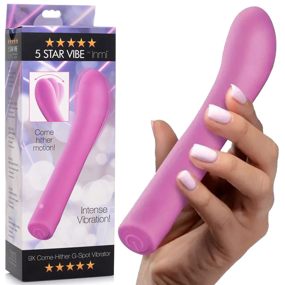 INMI 5 Star Come Hither G-Spot Vibrator Flexible Pink USB