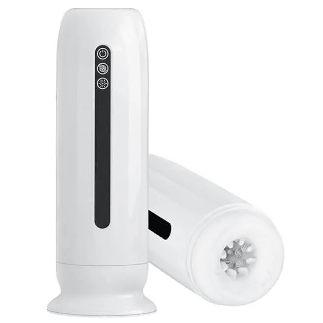 Interactive Bluetooth Telescoping Auto Masturbator With Heating Base