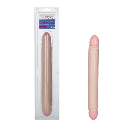 Ivory Duo Smooth Double Dong 12