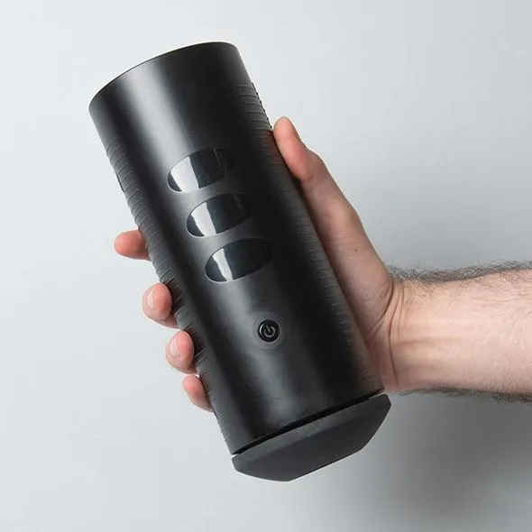 Kiiroo - Titan App-Controlled Interactive Vibrating Masturbator Stroker (Black)