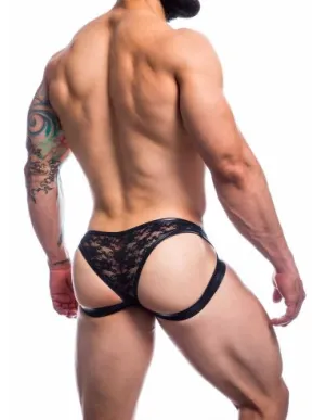 L4CE Jockstrap Capri Black- X-LARGE