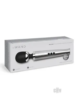 Le Wand Diecast Usb Massager Slvr