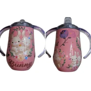 Lil Bunny 10oz Stainless Steel Sippy Cup