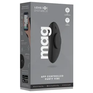 Love Distance Mag App Controlled Panty Vibe - Black