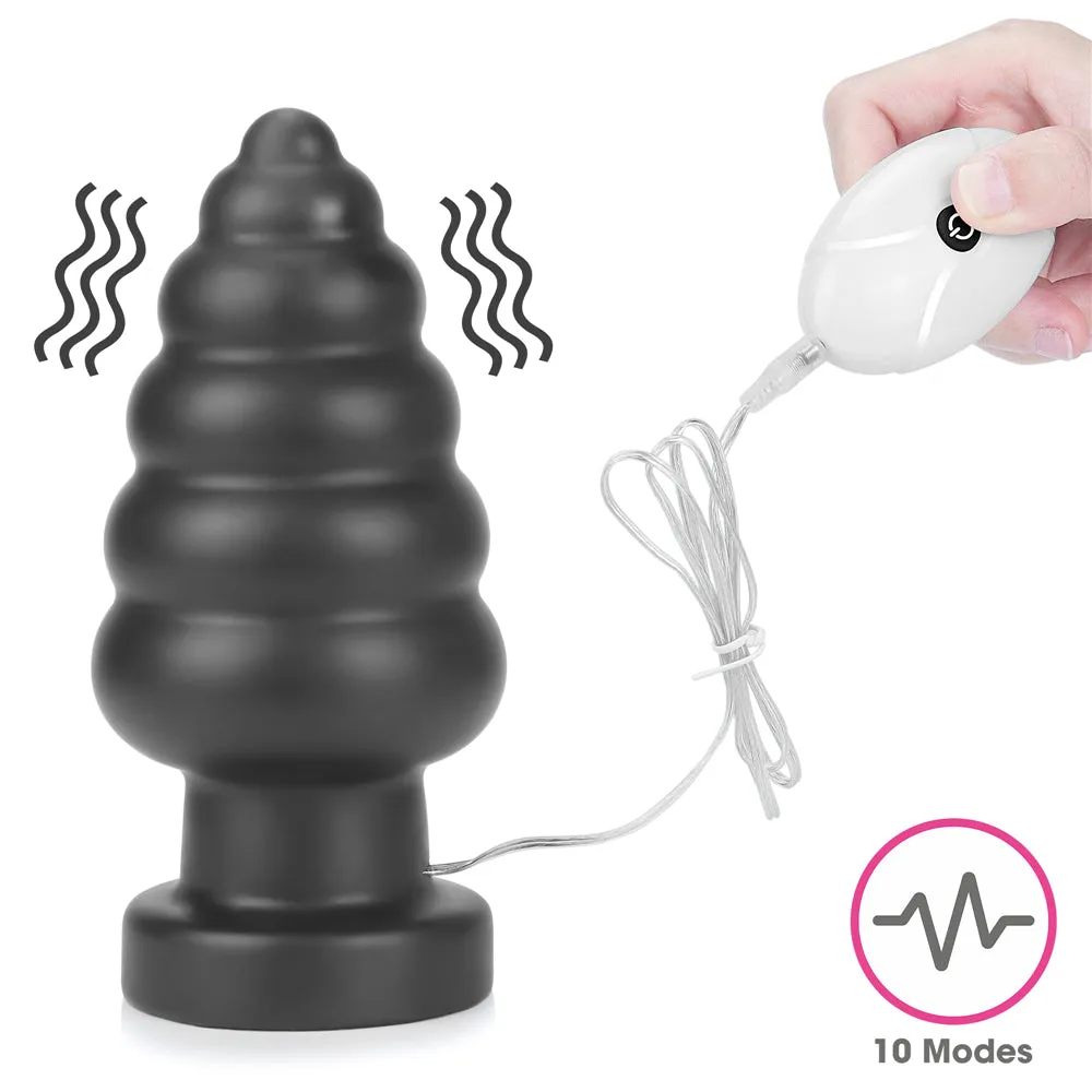 Lovetoy King Sized 7'' Vibrating Anal Cracker Butt Plug Dildo