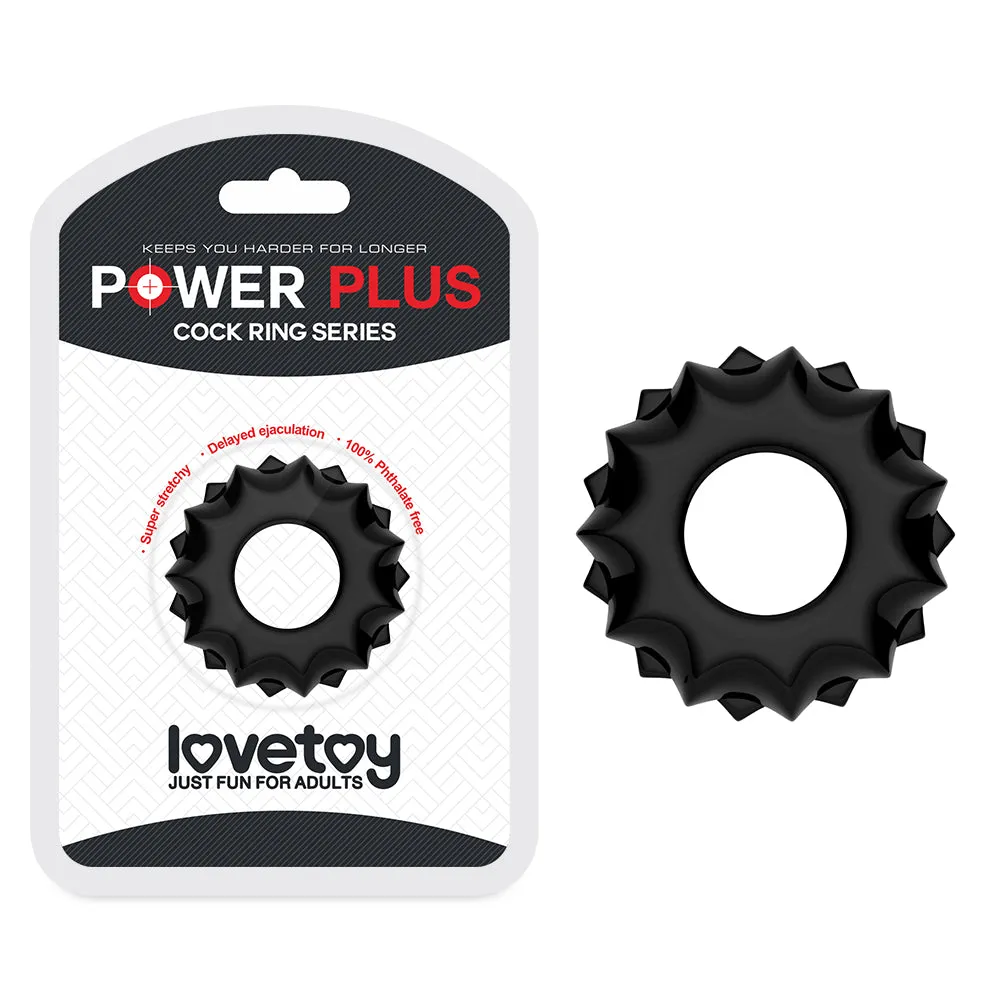 Lovetoy Power Plus THICK Penis Stimulating Cock Ring Couples Sex Toy