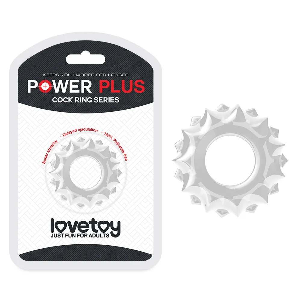 Lovetoy Power Plus THICK Penis Stimulating Cock Ring Couples Sex Toy