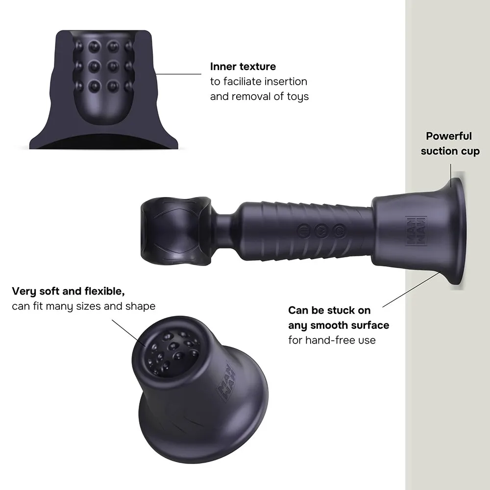 MAN WAN Holden Universal Wand Holder Black Plum