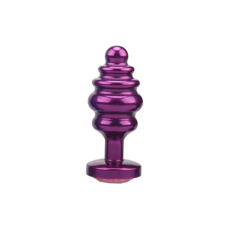 Multiple Colors Thread Small Crystal Metal Anal Beads