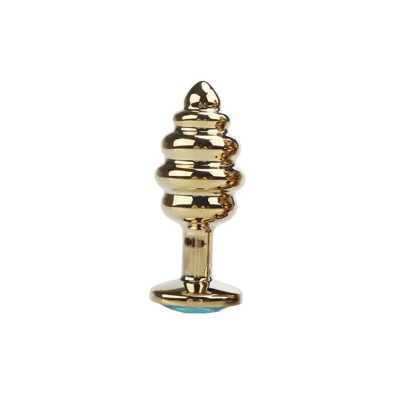 Multiple Colors Thread Small Crystal Metal Anal Beads
