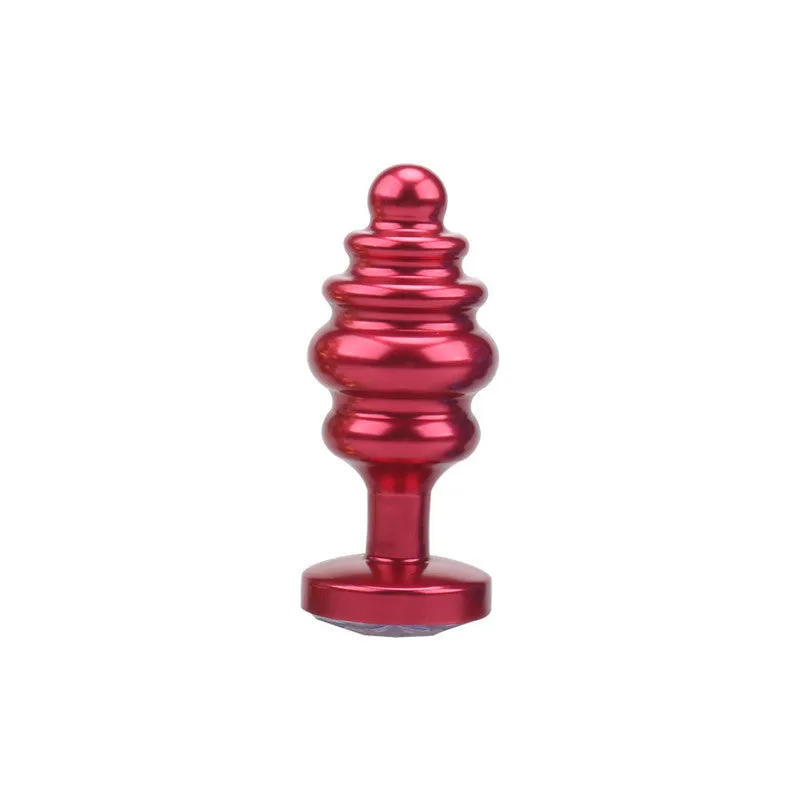 Multiple Colors Thread Small Crystal Metal Anal Beads