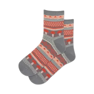 Mushroom Jacquard Quarter