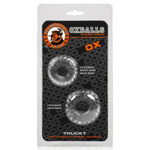 OxBalls Truckt. Cockring. Clear