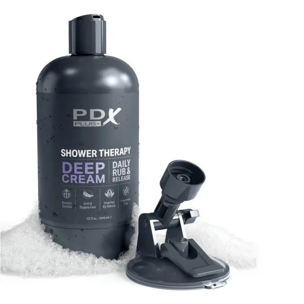PDX Shower Therapy Deep Cream Masturbator by Pipedream Products®