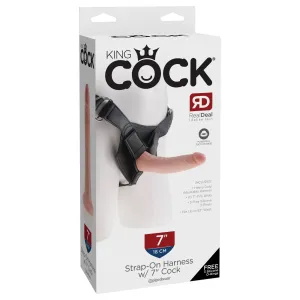 Pipedream - King Cock Strap-On Harness with 7 Cock (Flesh)