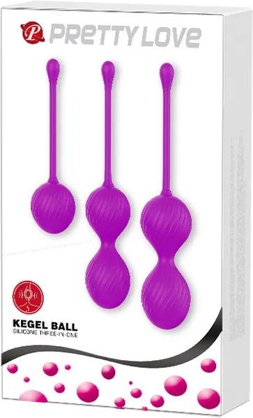 Pretty Love Kegel Ball Kit Weighted Ben Wa Balls Vagina Exerciser Female Sex Toy